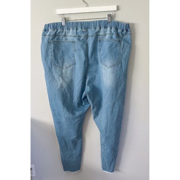 Hayden Lightwash Distressed Jeans - Picture 9 of 10